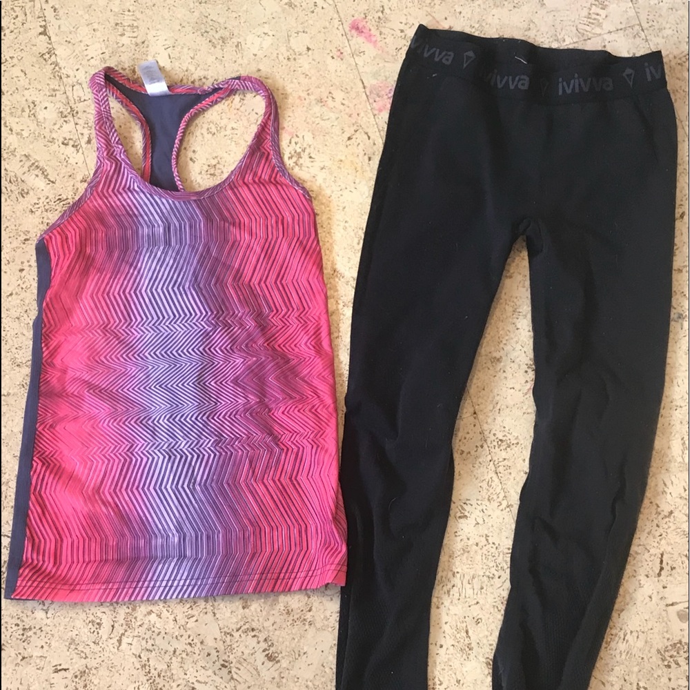 Ivivva Tank Top and Leggings